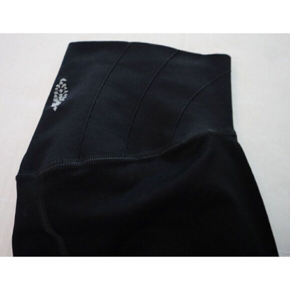 Free People Movement OB1706249 Women's Sz XS/S Black High Rise Cropped Leggings - Picture 6 of 8